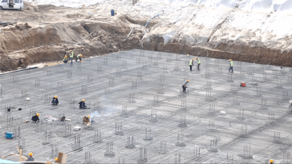 中國鐵建港航局小清河復(fù)航工程施工四標(biāo)項目部王道船閘全面開工